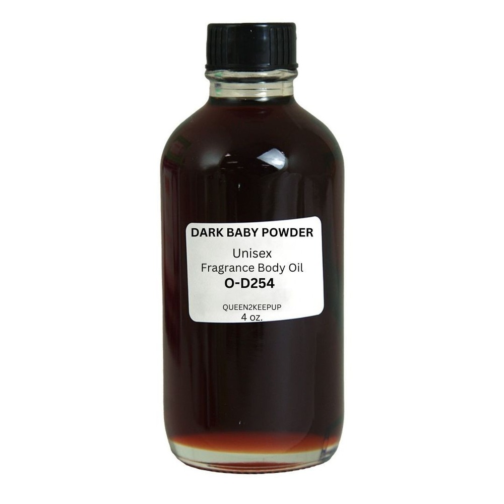 Dark Baby Powder Unisex Body Oil 4 oz Fragrance Similar All Natural Scent